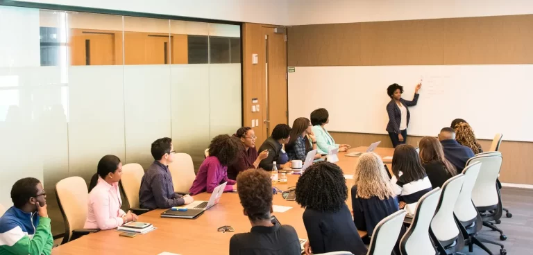professional business and soft skills training session